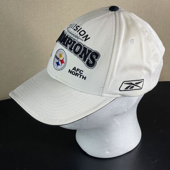 Pittsburgh Steelers Division Champions 2007 NFL Authentic Sideline Reebok Hat - Picture 2 of 7